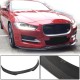 Накладка на передний бампер Lip (2015-2019, Карбон) для Jaguar XE 2015- гг