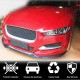 Накладка на передний бампер Lip (2015-2019, Карбон) для Jaguar XE 2015- гг