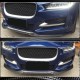 Накладка на передний бампер Lip (2015-2019, Карбон) для Jaguar XE 2015- гг
