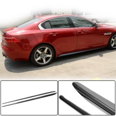 Боковые пороги (2015-2019, Карбон) для Jaguar XE 2015- гг