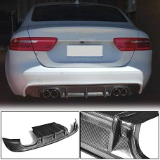 Дифузор заднього бампера V1 (2015-2019, Карбон) для Jaguar XE 2015- рр