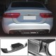 Диффузор заднего бампера V1 (2015-2019, Карбон) для Jaguar XE 2015- гг
