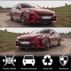Решетка бампера (Карбон) для Kia Stinger