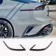 Накладка на задний бампер (2017-2020, Карбон) для Kia Stinger