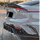 Накладка на задний бампер (2017-2020, Карбон) для Kia Stinger