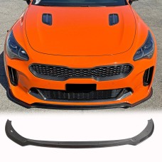 Накладка на передний бампер Lip (Карбон) для Kia Stinger