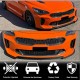 Накладка на передний бампер Lip (Карбон) для Kia Stinger