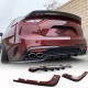 Диффузор заднего бампера (Карбон) для Kia Stinger