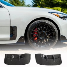 Накладки на передние крылья (Карбон) для Kia Stinger