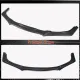 Накладка на передний бампер Lip (Карбон) для Honda Civic Sedan X 2016-2021 гг