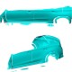 Боковые пороги (Карбон) для Honda Civic HB 2021- гг Боковые пороги (Карбон) для Honda Civic HB 2021- гг