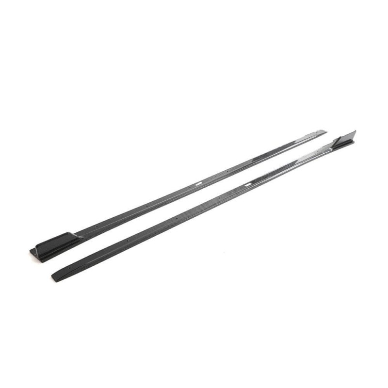 Боковые пороги (Карбон) для Honda Civic HB 2021- гг Боковые пороги (Карбон) для Honda Civic HB 2021- гг