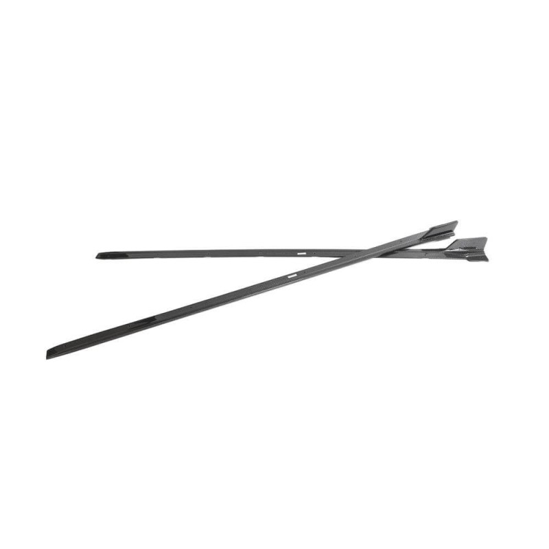 Боковые пороги (Карбон) для Honda Civic HB 2021- гг Боковые пороги (Карбон) для Honda Civic HB 2021- гг