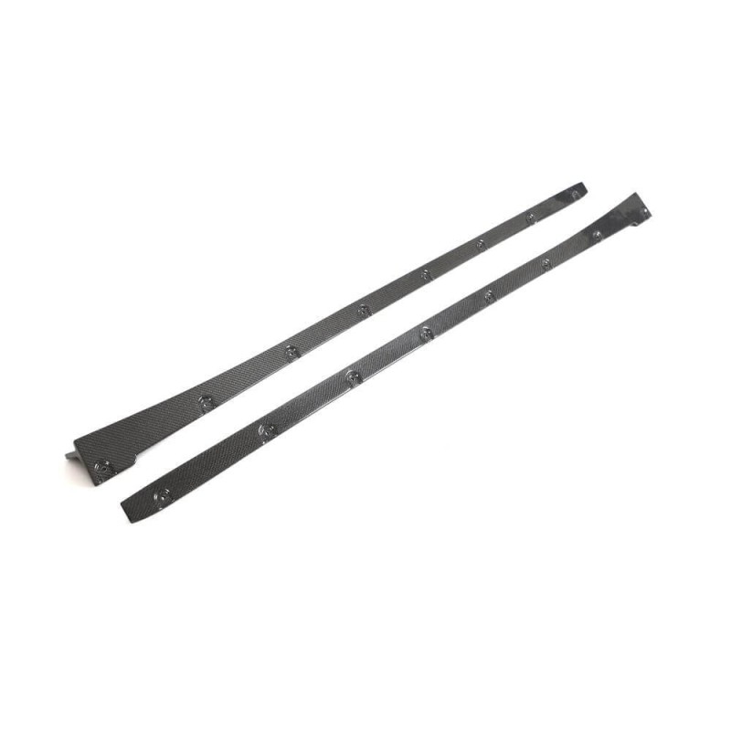 Боковые пороги (Карбон) для Honda Civic HB 2021- гг Боковые пороги (Карбон) для Honda Civic HB 2021- гг