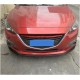 Накладка на передний бампер Lip (2014-2016, Карбон) для Mazda 3
