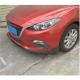 Накладка на передний бампер Lip (2014-2016, Карбон) для Mazda 3