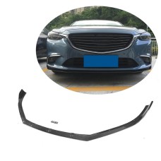 Накладка на передний бампер Lip V2 (2017-2019, Карбон) для Mazda 6