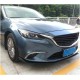 Накладка на передний бампер Lip V2 (2017-2019, Карбон) для Mazda 6