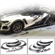 Накладки на арки (2016-2019, Карбон) для Chevrolet Camaro 2015- гг