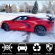 Накладки на задние крылья (2019-2022, Карбон) для Chevrolet Corvette C8 2019- гг