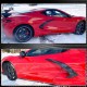 Накладки на задние крылья (2019-2022, Карбон) для Chevrolet Corvette C8 2019- гг