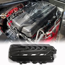 Крышка двигателя (2019-2022, Карбон) для Chevrolet Corvette C8 2019- гг