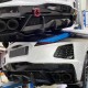 Диффузор заднего бампера (2019-2022, Карбон) для Chevrolet Corvette C8 2019- гг