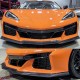 Накладка на передний бампер Lip (для Z06, 2020-2024, Карбон) для Chevrolet Corvette C8 2019- гг
