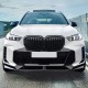 Передняя Lip накладка Paradigm V-1 (2023-2025, натуральный карбон) для BMW X5 G05 2019- гг