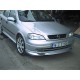 Передня нижня накладка HB (під фарбування) для Opel Astra G classic 1998-2012 рр