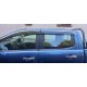 Ветровики с хромированным молдингом Niken Luxury (2015-2022, 4 шт) для Ford Ranger