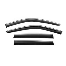 Ветровики с хромом Niken Luxury (4 шт) для Jeep Grand Cherokee WK2 2010-2021 гг