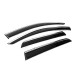 Ветровики с хромом Niken Luxury (4 шт) для Mitsubishi ASX 2010-2023 гг