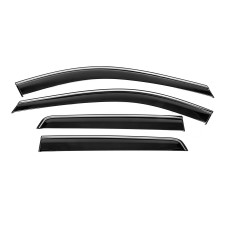 Ветровики с хромом Niken Luxury (4 шт) для Nissan Pathfinder R53 2021- гг