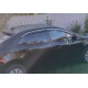 Ветровики с хромированным молдингом Niken Luxury (4 шт) для Toyota Corolla 2013-2019 гг