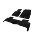 Коврики текстильные Deluxe текстильные Deluxe V-2 (2012-2021, черный) для Toyota Land Cruiser 200