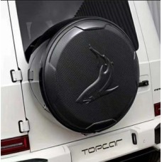 Накладка на запасное колесо Topcar-Style (Карбон) для Mercedes G сlass W463 2018-2024 гг