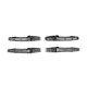 Накладки на ручки (4 шт, черные) для Range Rover IV L405 2013-2021 гг