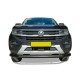 Передний ус Vegas (черный, 76мм) для Volkswagen Amarok 2022- гг