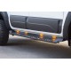 Боковые пороги Dakar V1 с LED (2 шт, металл) для Volkswagen Amarok 2022- гг
