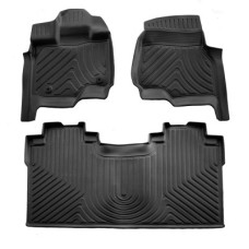 Коврики Stingray 3D (Crew cab, 3 шт) для Ford F-150 2014- рр