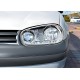 Накладки на фари окуляри V2 (2 шт., пласт) для Volkswagen Golf 4 1997-2006 рр