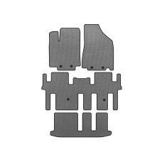Килимки EVA (3 ряди, Сірий) для Nissan Pathfinder R52 2012-2021 рр