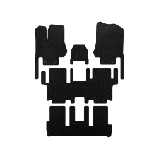 Коврики EVA (3 ряда, 7-местный, Черный) для Nissan Quest 2011-2017 гг