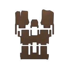 Коврики EVA (3 ряда, 7-местный, Коричневый) для Nissan Quest 2011-2017 гг
