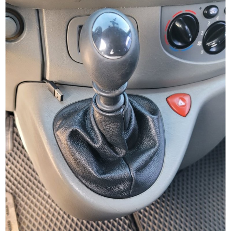 Кожаный чехол для рычага КПП для Opel Vivaro 2001-2015 гг Кожаный чехол для рычага КПП для Opel Vivaro 2001-2015 гг