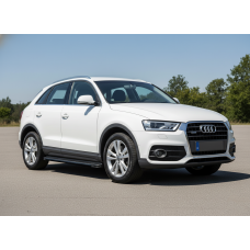 Боковые Подножки RedLine Black (2 шт., Алюминий) для Ауди Q3 2011-2019 гг