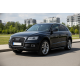 Бокові пороги Allmond Black (2 шт., Алюміній) для Ауди Q5 2008-2017 рр