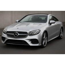 Передня решітка Diamond Silver (AMG Line, 2020-2024) Без місця під камеру для Mercedes E-class coupe C238