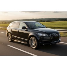 Боковые пороги RedLine V1 (2 шт., алюминий) для Ауди Q7 2005-2015 гг